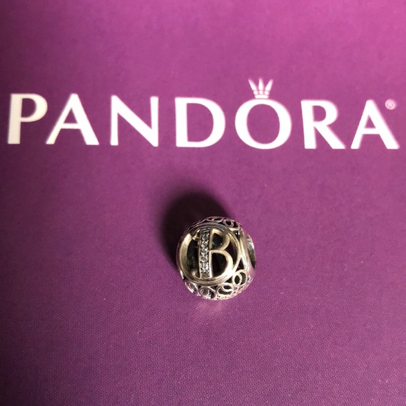 Pandora “B” Charm - Picture 1 of 1